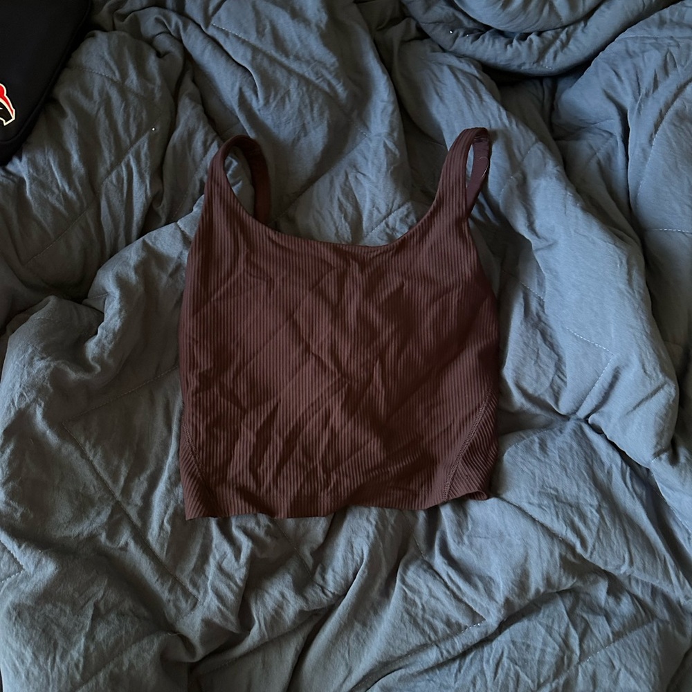 Old Navy Active Maroon Crop Top